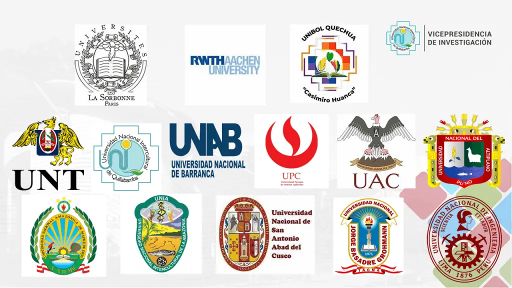 Logos de las universidades e instituciones colaboradoras del III CONINI